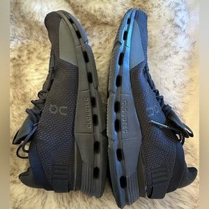 On cloud black sneakers